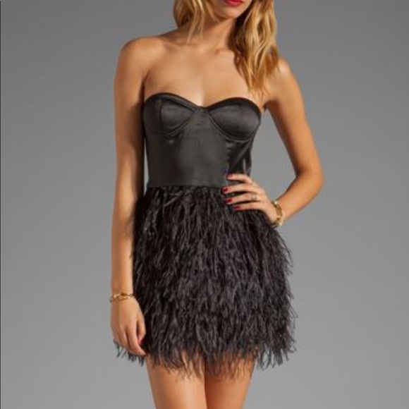 Blaque Label Dresses & Skirts - Blaque Label feather dress